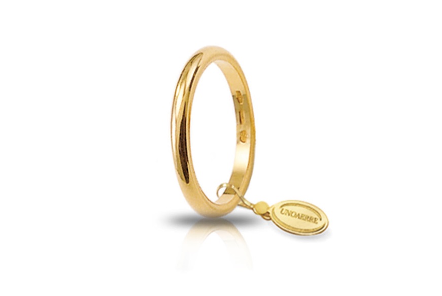 Wedding ring Francesina gold 750‰ yellow gold Unoaerre