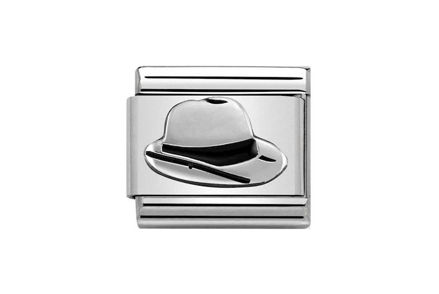 Cappello Panama Composable acciaio argento e smalto Nomination