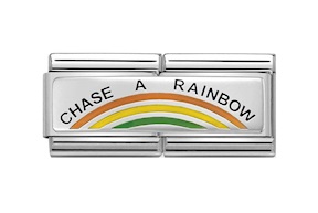 Chase a Rainbow Composable acciaio e argento