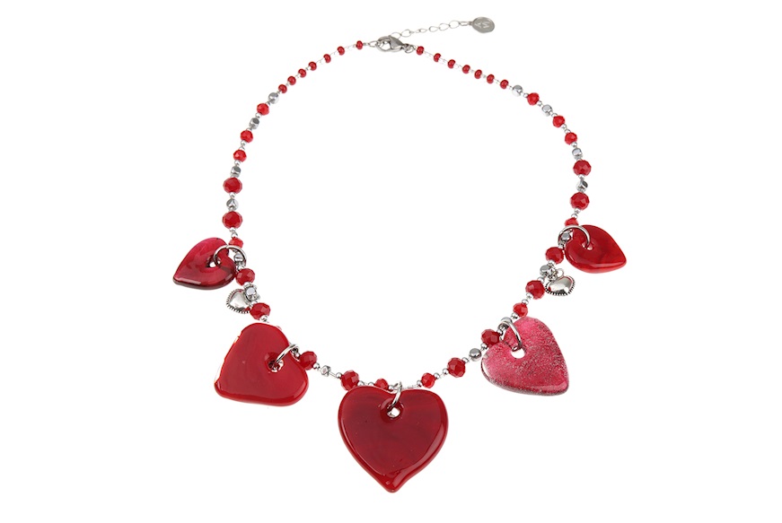 Necklace Amour red Antica Murrina