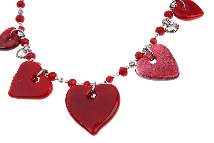 Necklace Amour red Antica Murrina