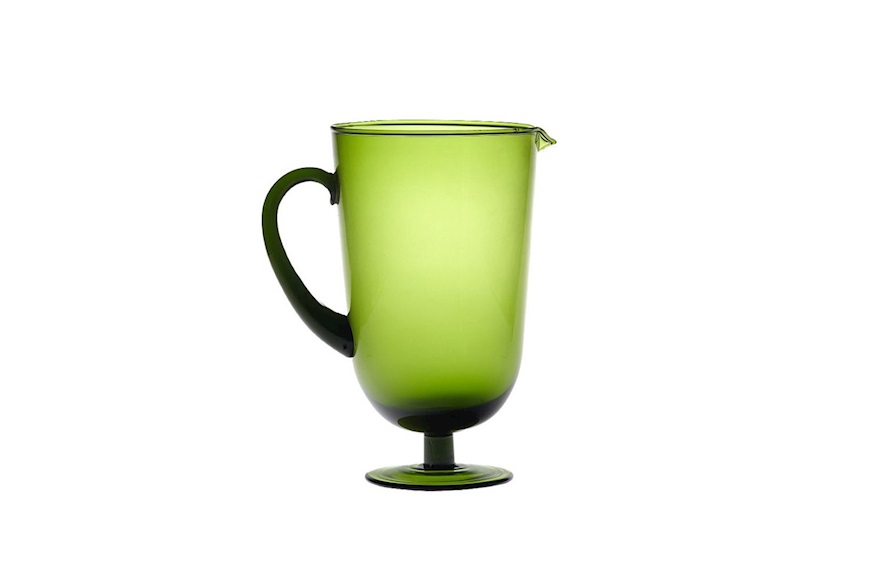 Pitcher Diseguale with foot Bitossi home