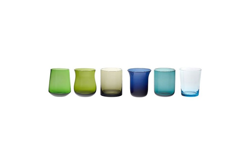 Shot glasses set Diseguale 6 pieces assorted shape Bitossi home