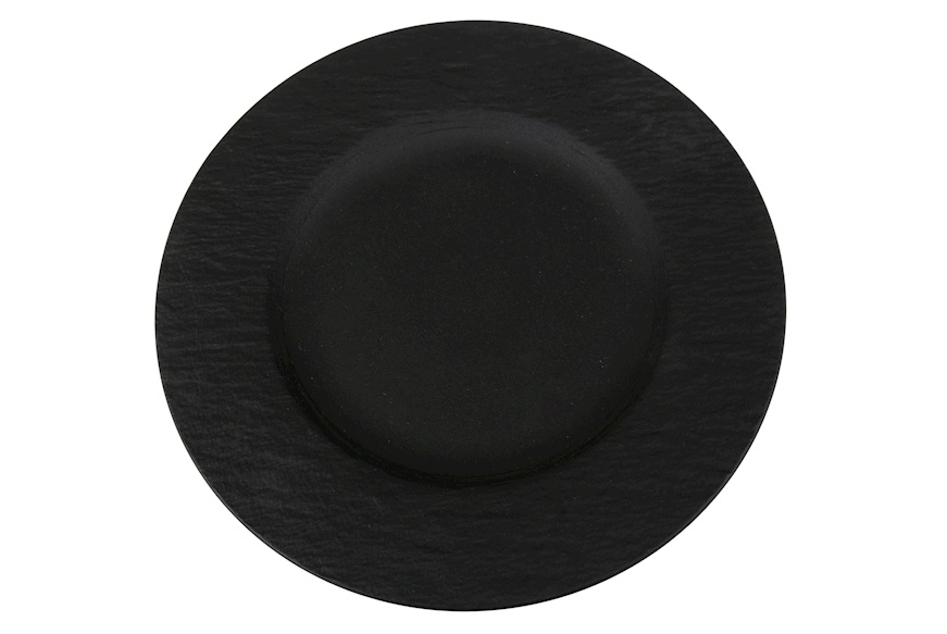Dinner plate Manufacture Rock porcelain black Villeroy & Boch