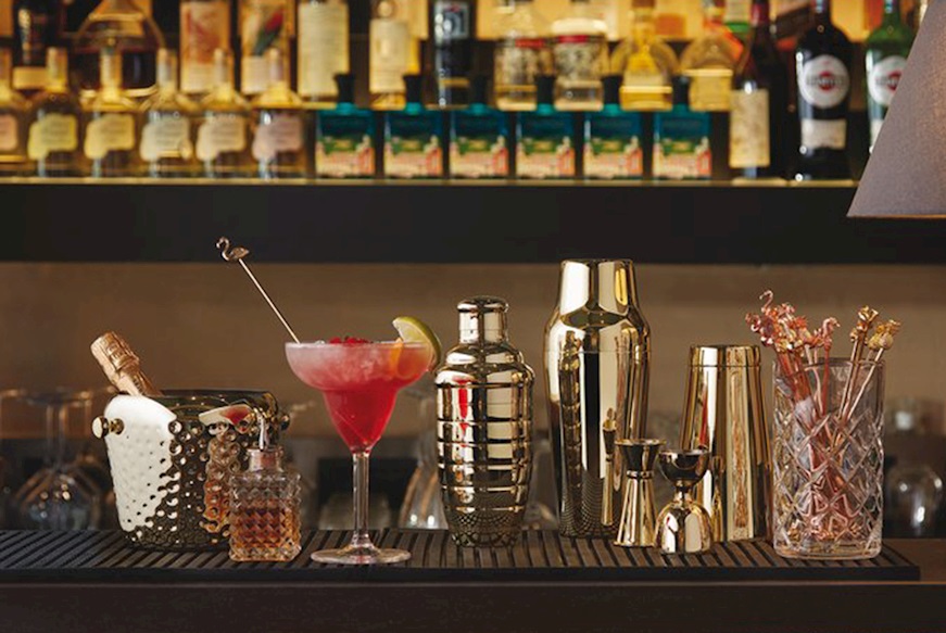 Cocktail mixer Bar steel flamingo copper Paderno