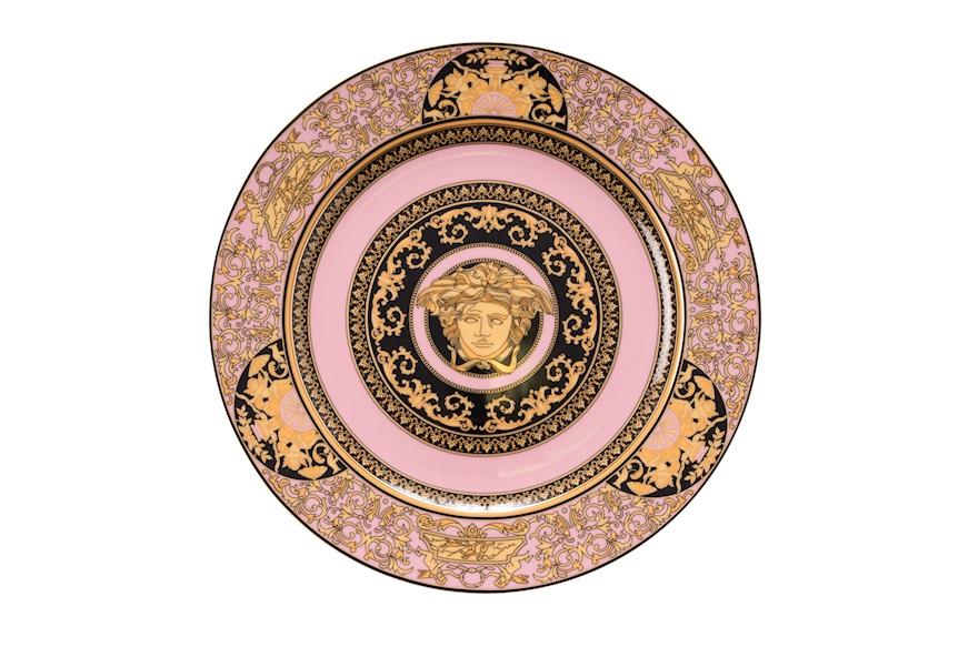 Sottopiatto Medusa Rose porcellana Versace