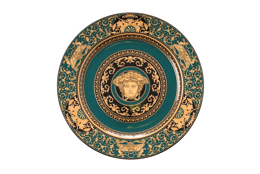 Charger plate Medusa Jupiter porcelain Versace