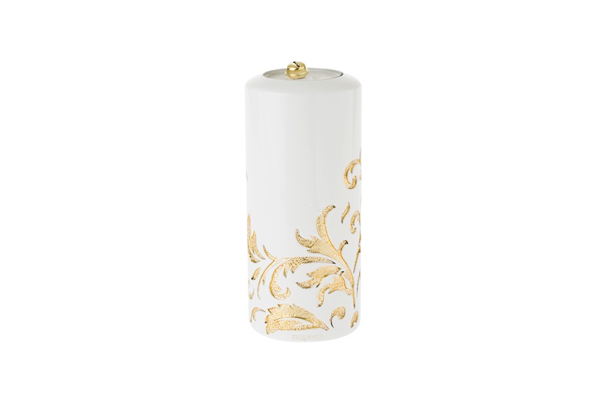 Candle holder Arabesque white Selezione Zanolli