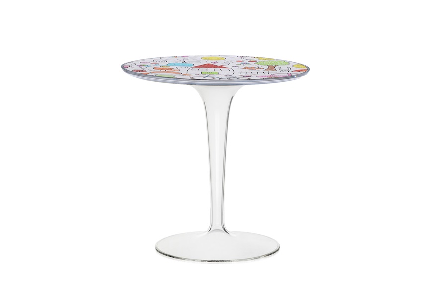 Table Tip Top with drawing Kartell