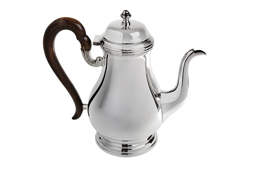 Coffeepot silver for 12 people with base in English style Selezione Zanolli