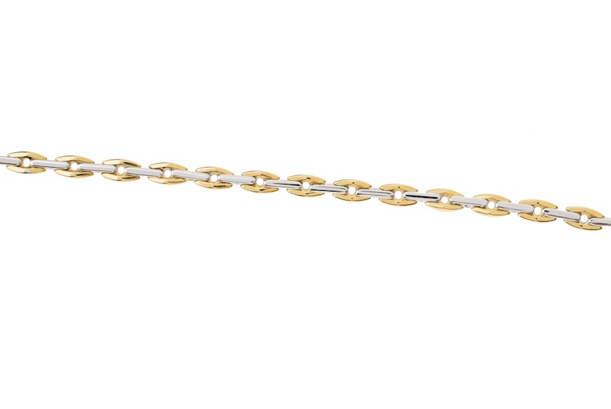 Bracelet gold 750‰ with interwined mesh Selezione Zanolli
