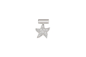 Ciondolo SeiMia argento stella marina con zirconi