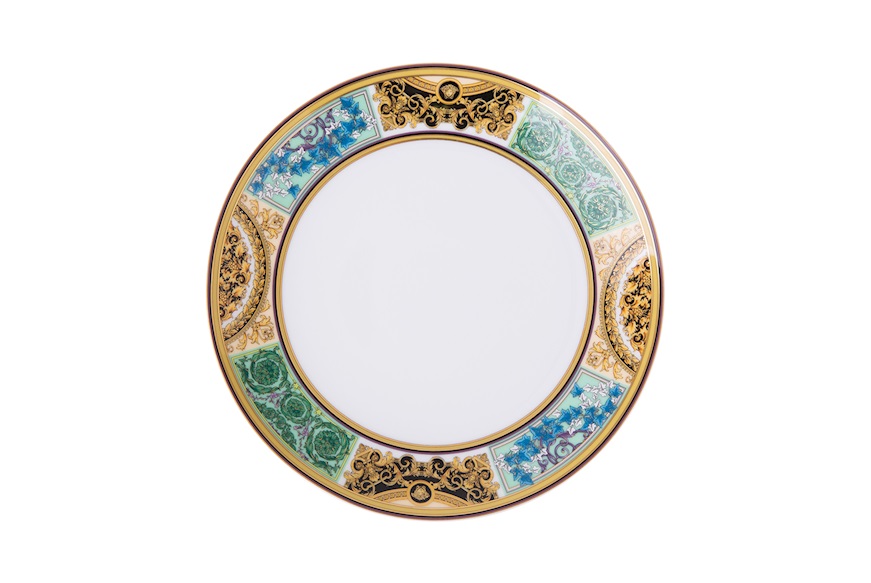 Dinner plate Barocco Mosaico porcelain Versace
