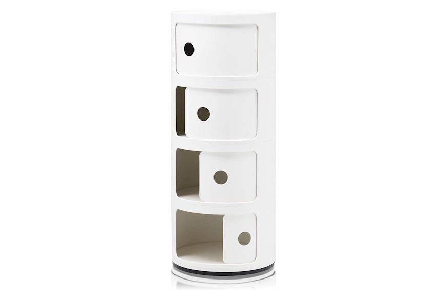 Drawer Componibile four elements white Kartell