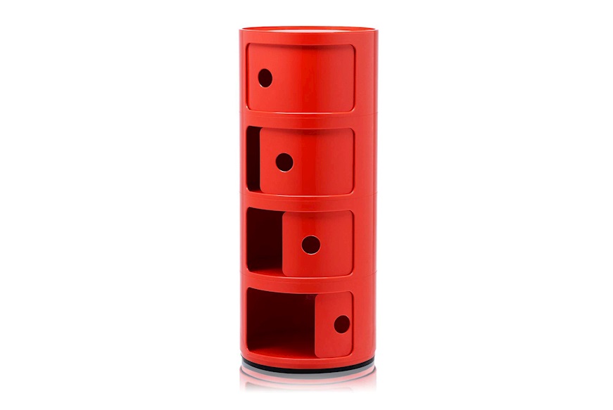 Drawer Componibile four elements red Kartell