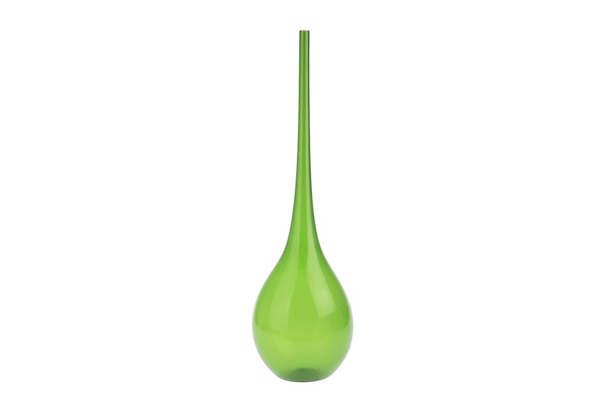 Vase Bolle Murano glass pine green Nasonmoretti
