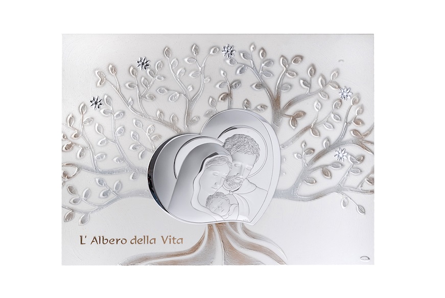 Panel Tree of Life with Holy Family Selezione Zanolli