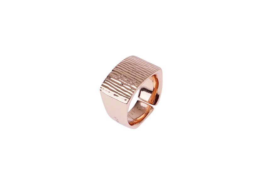 Ring in rosè bronze Unoaerre