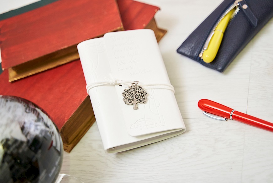 Block Notes with tree of life pendant and box Selezione Zanolli