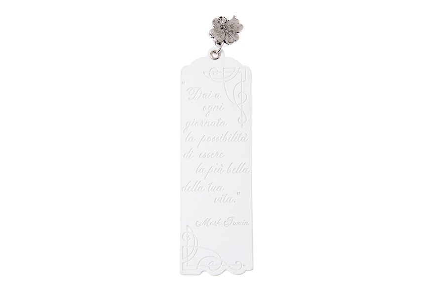 Bookmark with quatrefoil pendant and box Selezione Zanolli