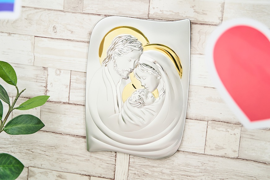 Holy Family with golden inlay Selezione Zanolli