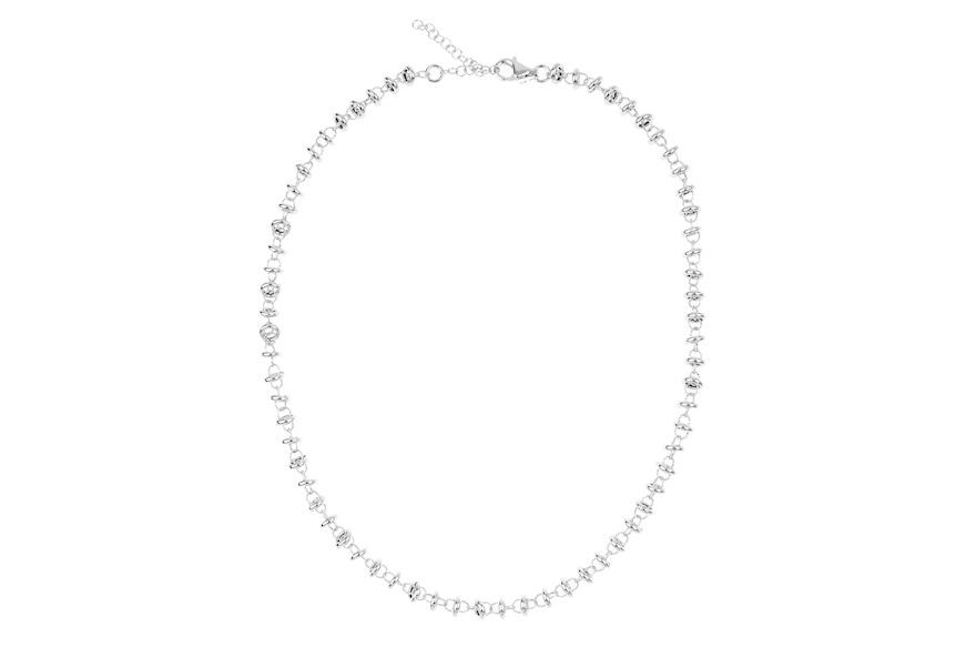 Necklace silver with rings Selezione Zanolli