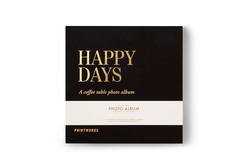 Photo album Happy Days Black Printworks