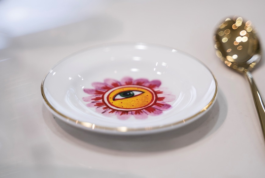Little plate La Tavola Scomposta porcelain Bitossi home