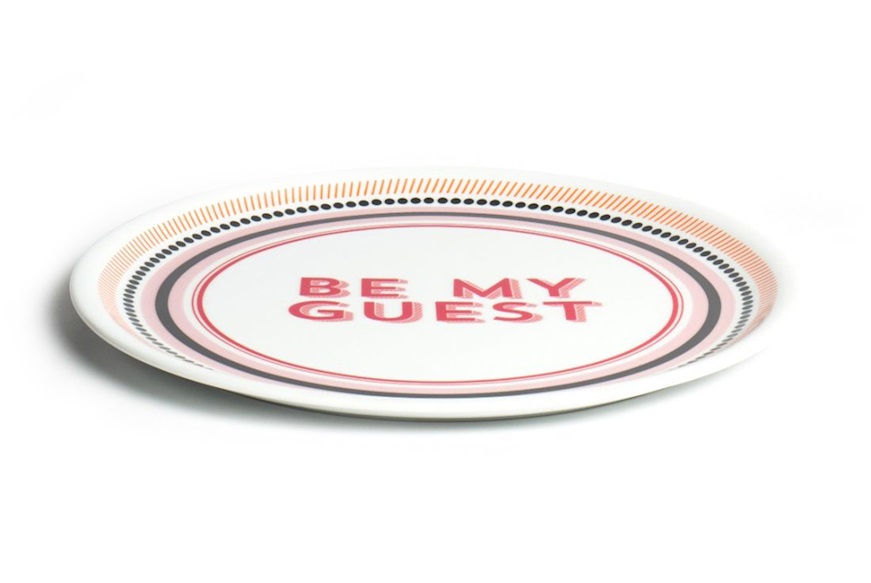 Pizza plate Be my Guest porcelain Bitossi home