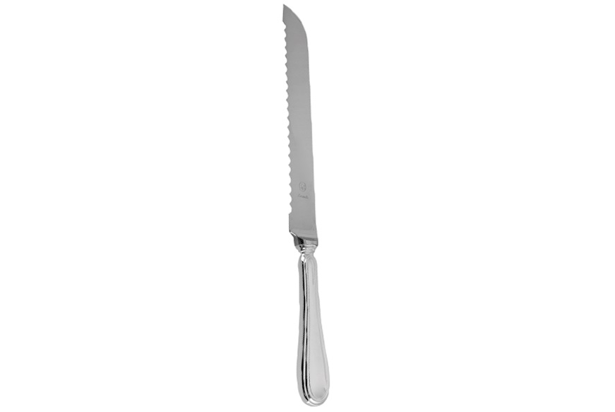 Panettone knife silver in English style Selezione Zanolli