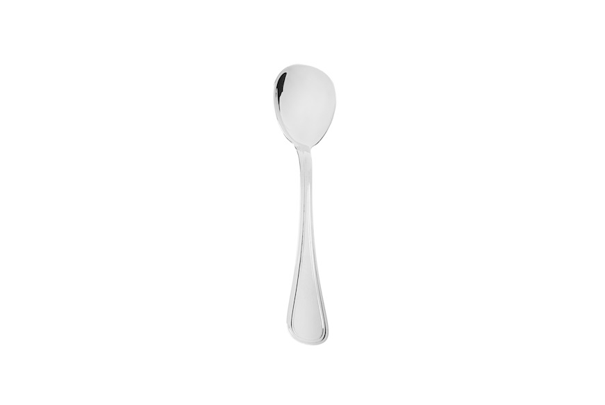 Salt and pepper spoon silver in English style Selezione Zanolli