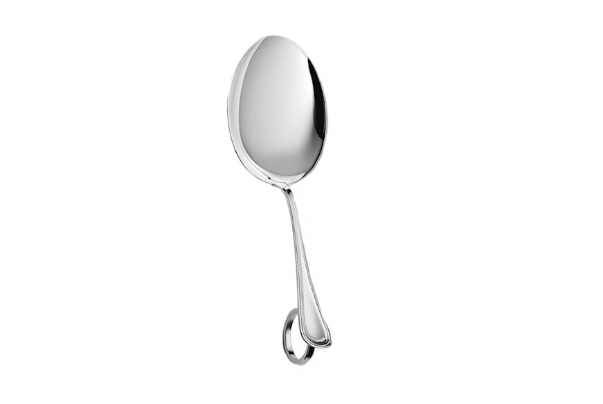 Oyster spoon silver in English style Selezione Zanolli