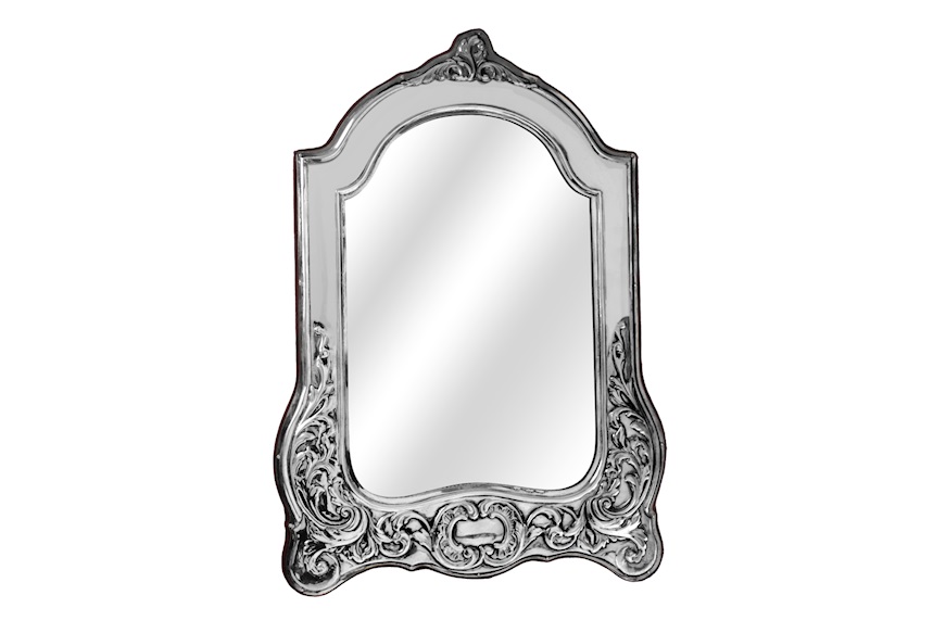 Mirror silver with engraved band Selezione Zanolli