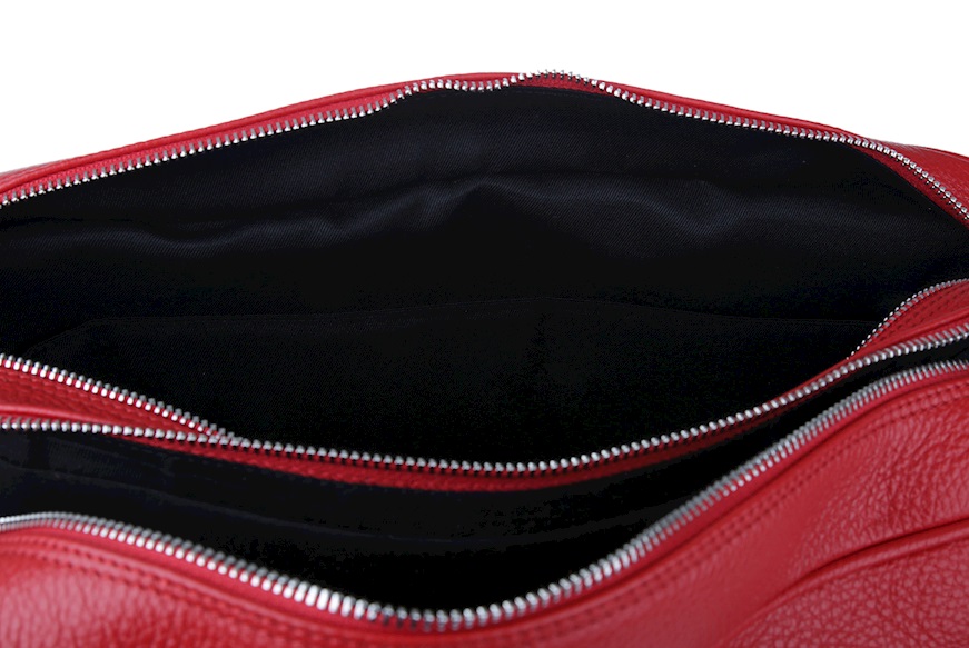 Bag Bowling Big leather red Selezione Zanolli