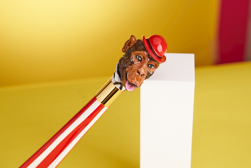 Calzascarpe Scimmia con Cappello dipinto a mano Selezione Zanolli