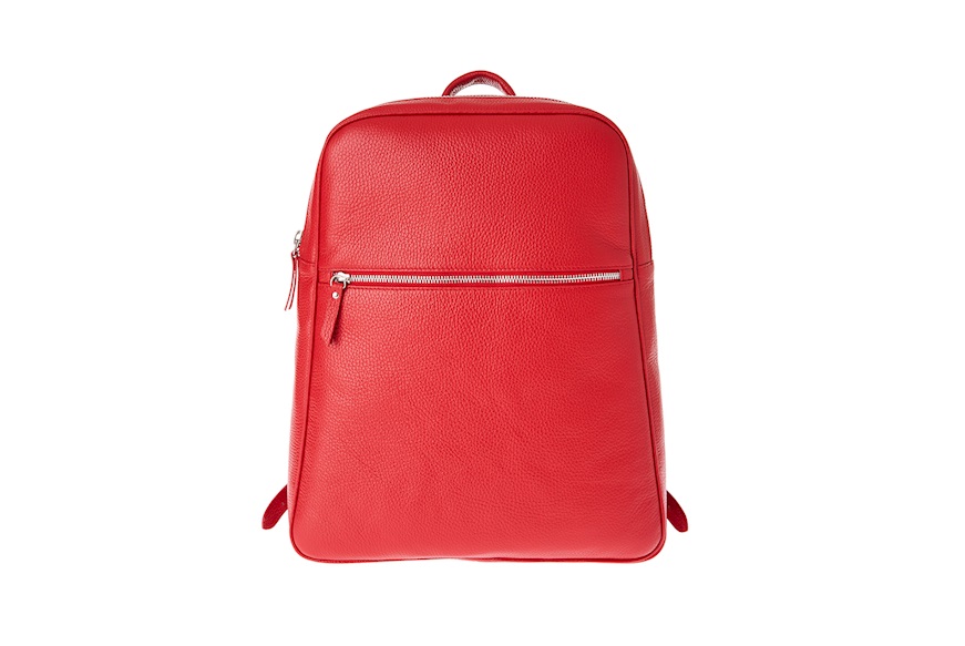 Backpack Folio leather red Selezione Zanolli