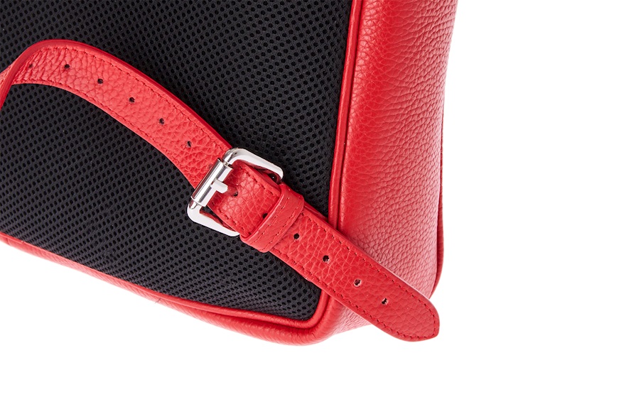 Backpack Folio leather red Selezione Zanolli