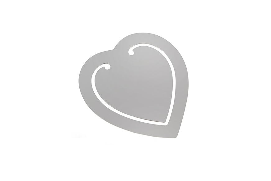 Bookmark silver heart shaped Selezione Zanolli