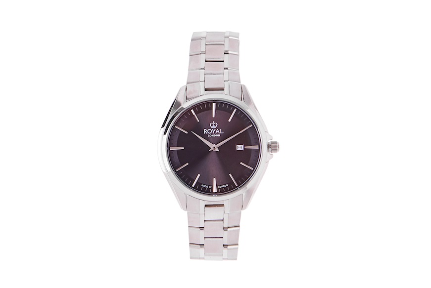 Watch steel with black dial Royal London