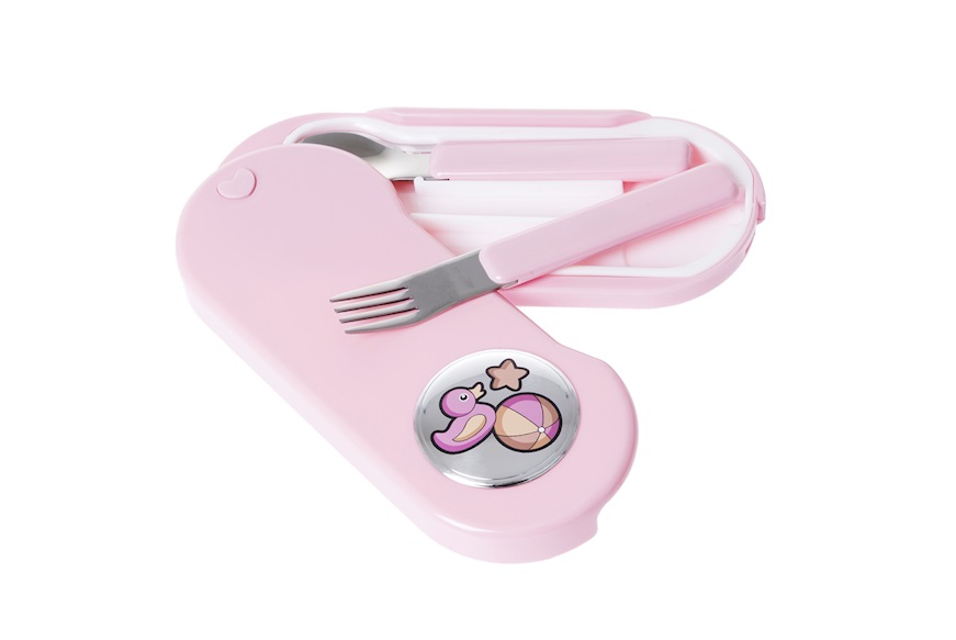 Baby cutlery set Toys pink Selezione Zanolli