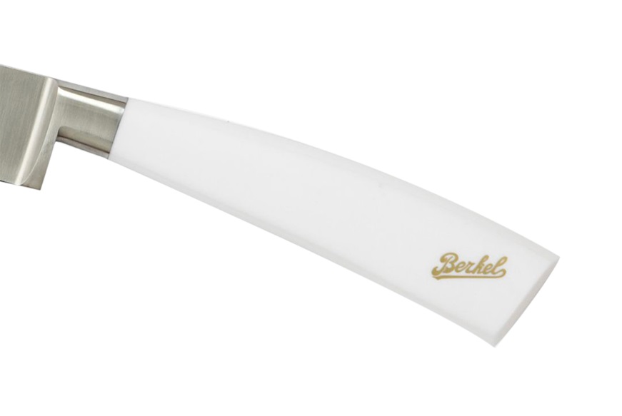 6 pcs. steak knife set Elegance steel with white handle Berkel