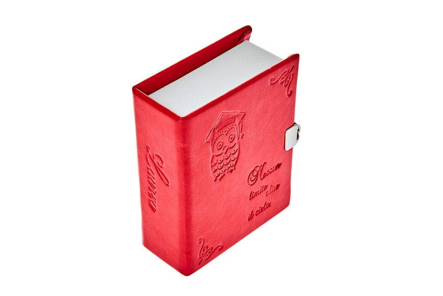 Book Box with Owl closure Selezione Zanolli