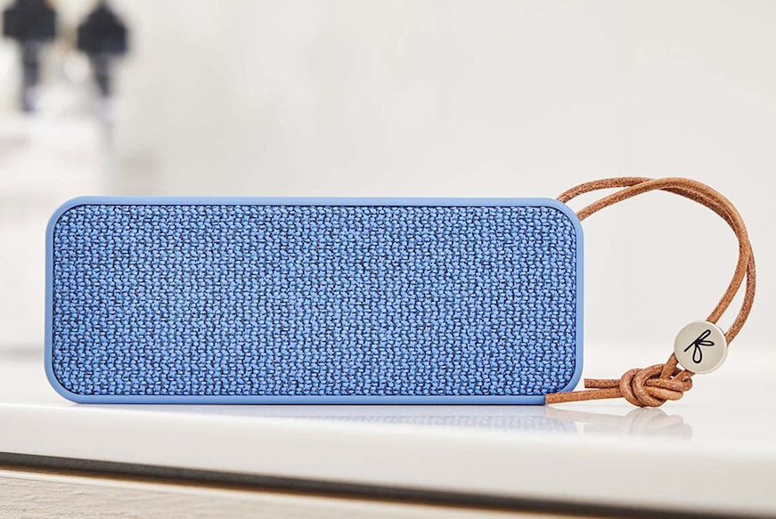 Bluetooth speaker aGROOVE Mini River Blue Kreafunk