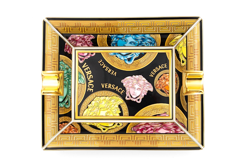 Medusa Amplified Ashtray in Gold - Versace Home