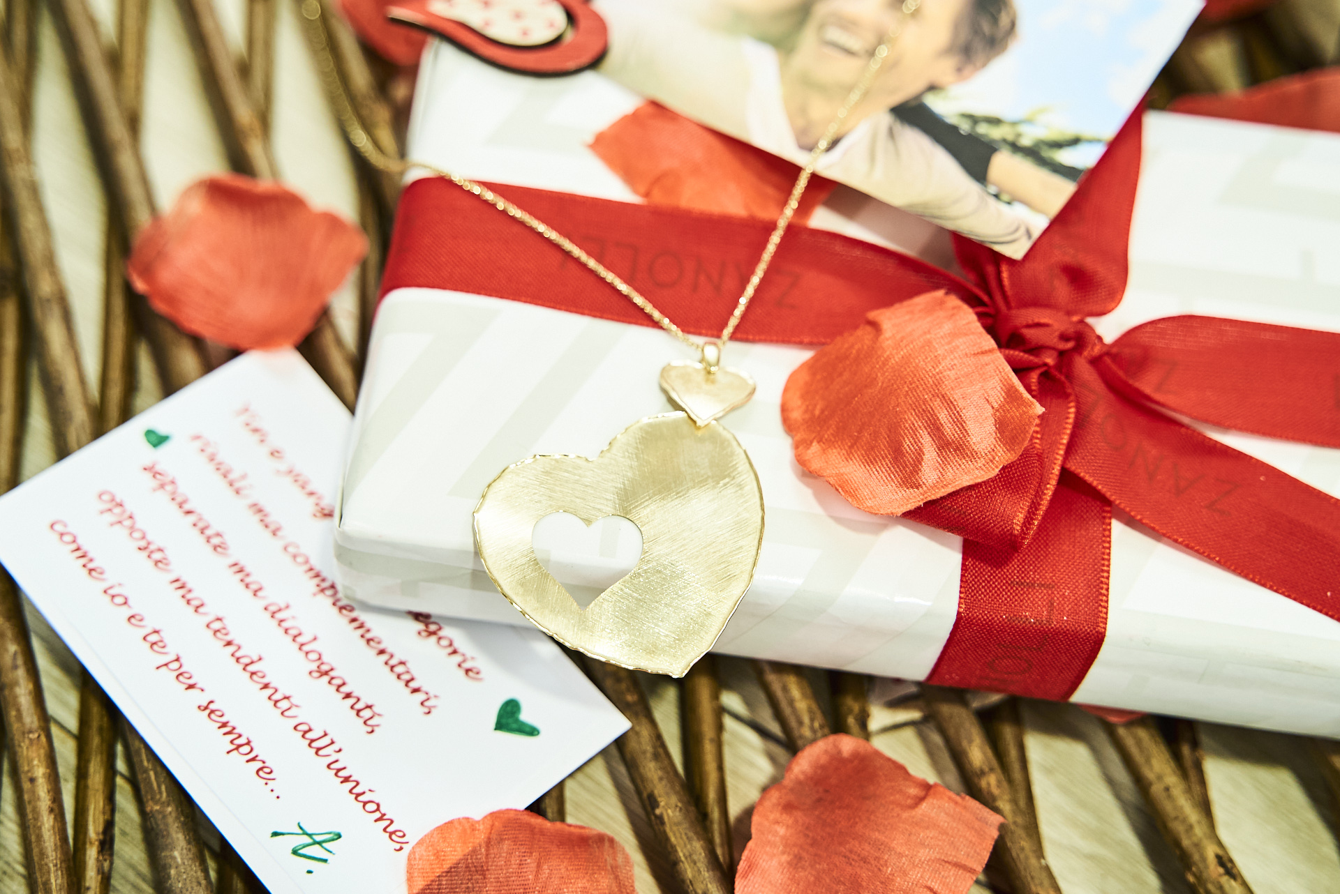 regali-di-san-valentino-collana-cuore-argento-dorata